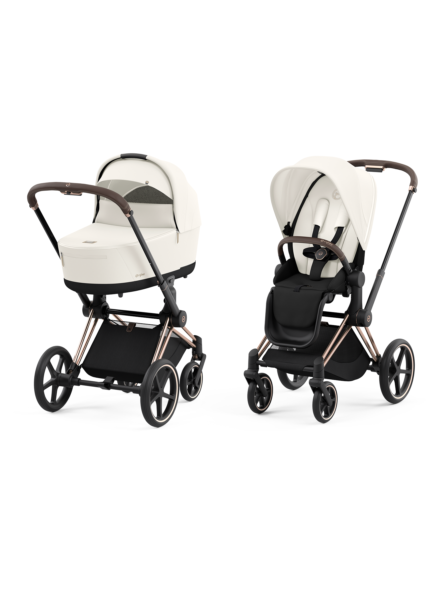 Cybex Priam inkl. liggedel - Rosegold/Off White